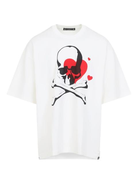 skull-print T-shirt