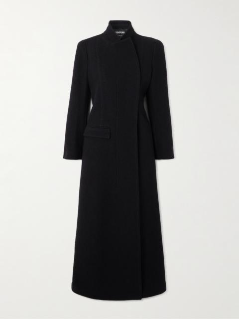 Double-breasted Wool-bouclé Coat