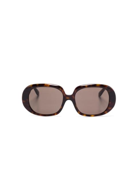 tortoiseshell-effect sunglasses
