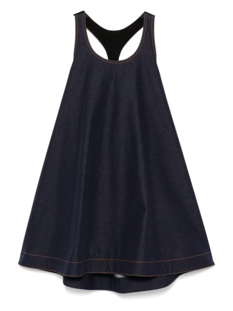 racerback boxy mini dress