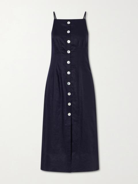 Georges Linen Midi Dress
