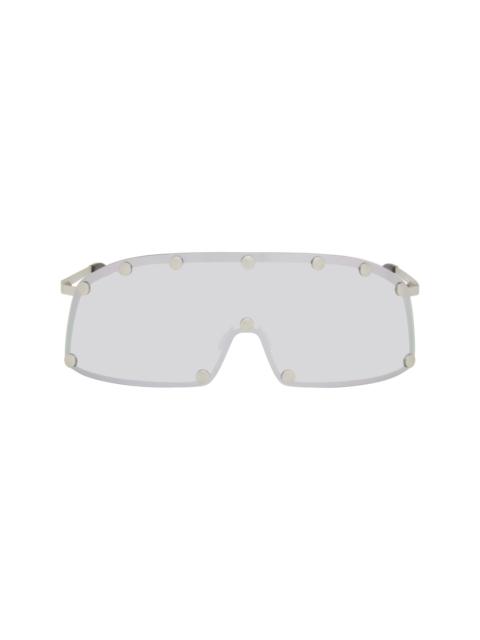 Silver Temple Shielding Sunglasses