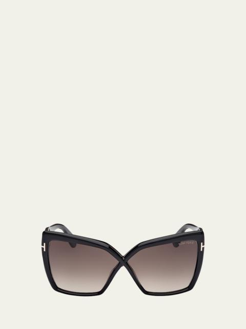 Fiore Acetate Butterfly Sunglasses