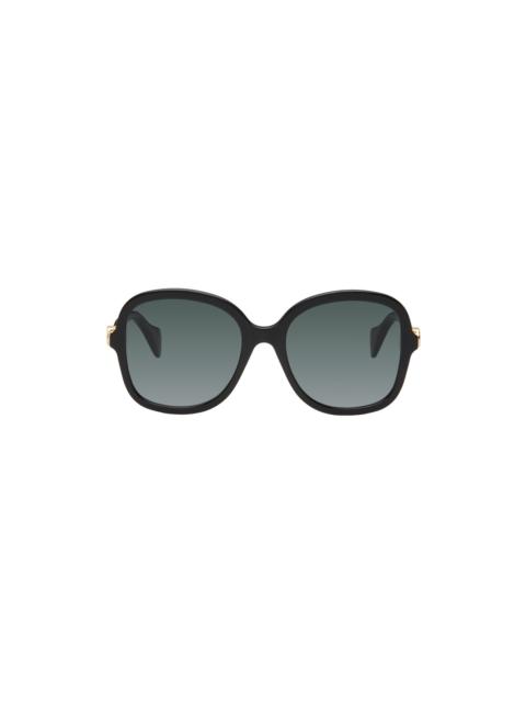 Black Oversize Square Sunglasses