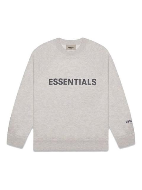 Fear of God Essentials FW20 Crew Neck Sweatshirt 'Oatmeal' 0192250500228260