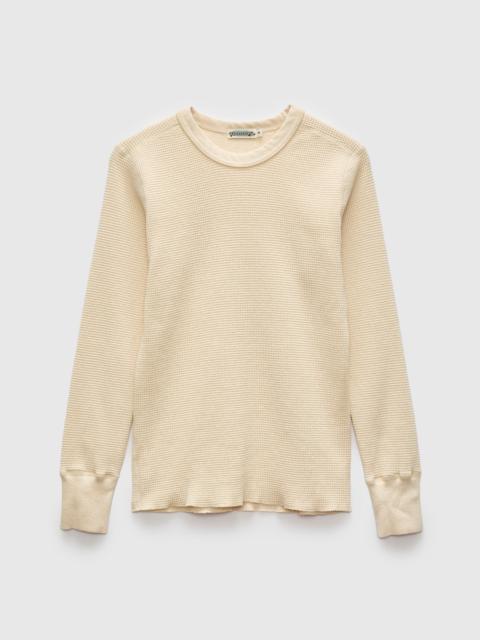 Thermal Long Sleeve Shirt in Natural