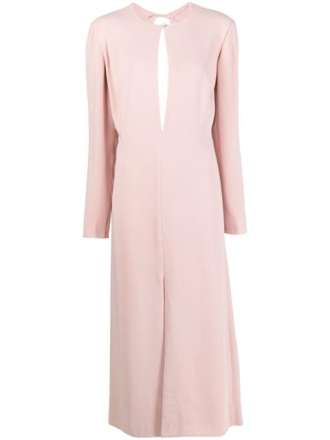 open back evening dress