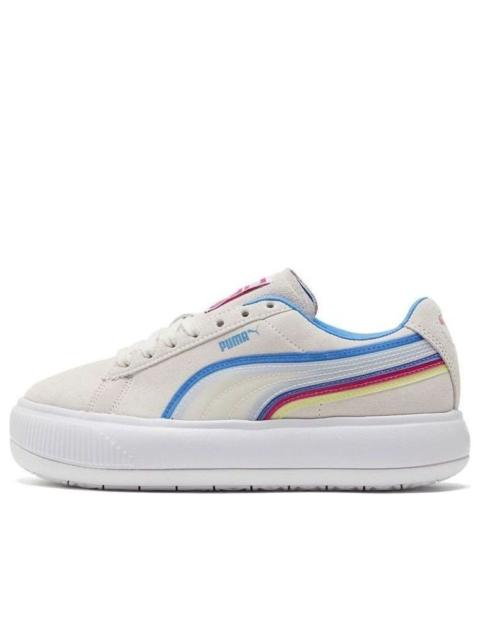 (WMNS) PUMA Suede Mayu Triplex Tech 'Creamwhite Blue Red' 382580-01