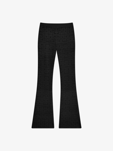 FLARE PANTS IN 4G JACQUARD