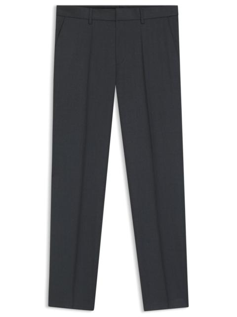 REGULAR-FIT TROUSERS IN WOOL SERGE