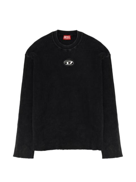 K-Darren-D chest-logo round-neck T-shirt