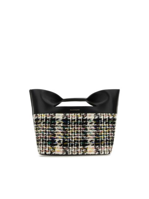 small The Bow tweed tote bag