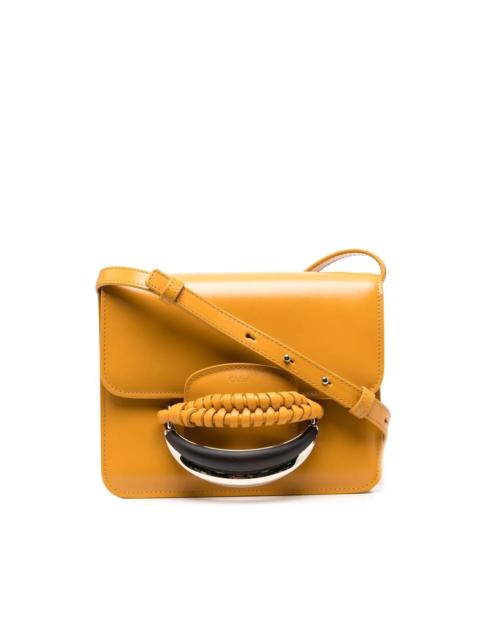 Kattie leather shoulder bag
