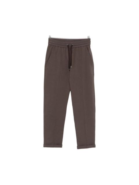 Cotton drawstring trousers