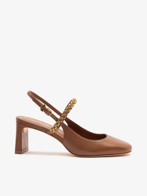 Georgina Milanina Pump In Caramel Leather