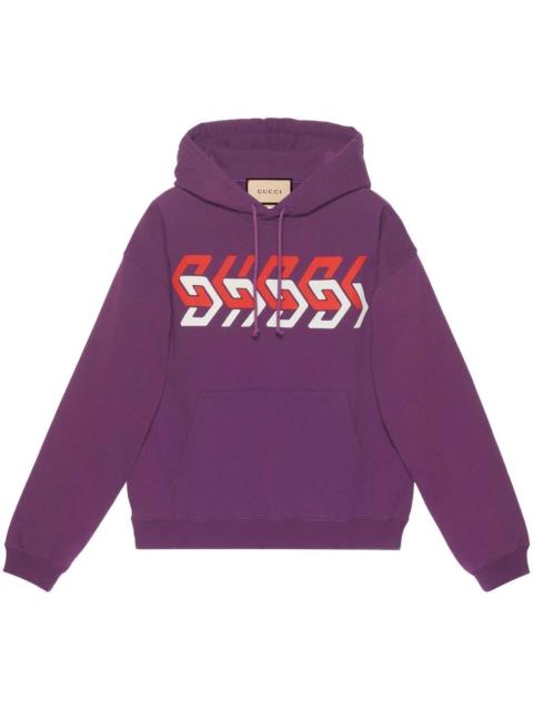 logo-print hoodie