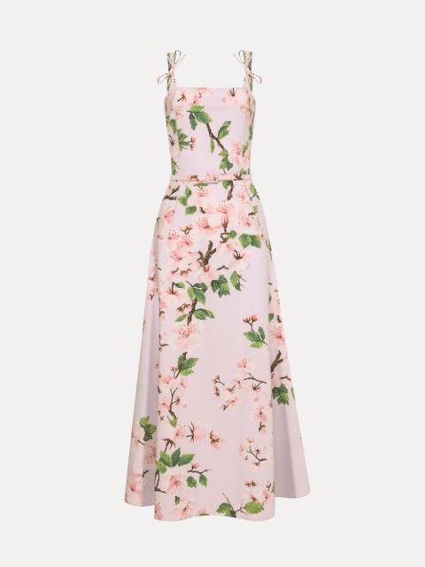 CHERRY BLOSSOM COTTON POPLIN DRESS