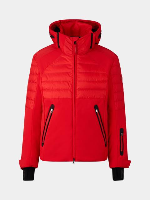 Henik down ski jacket in Red