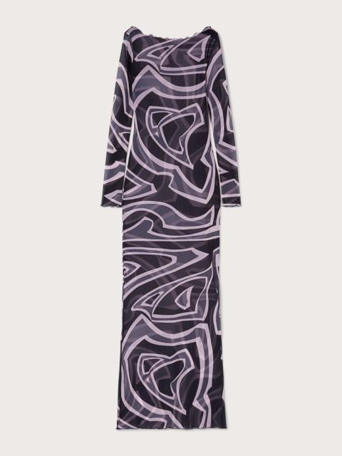 LABIRINTO PRINT TULLE DRESS