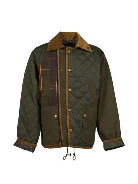 x Barbour quilted patchwork jacket