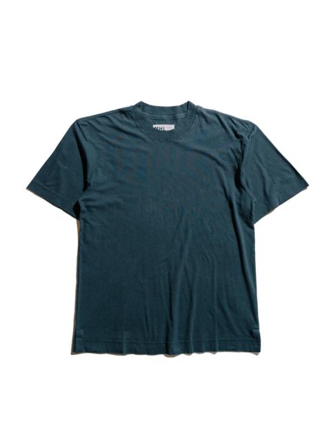 MHL Simple T-Shirt Organic Cotton Linen Jersey Mineral Blue