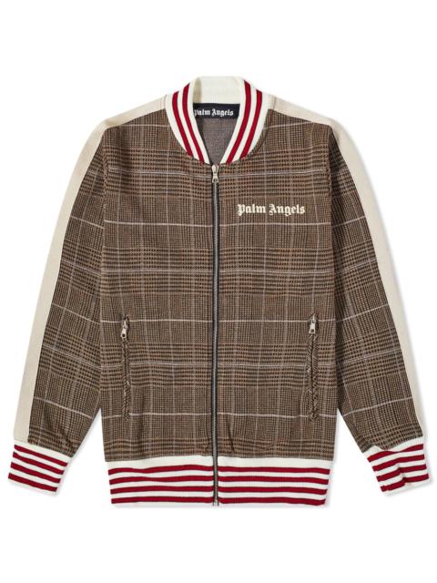 Palm Angels Checked Track Bomber Jacket