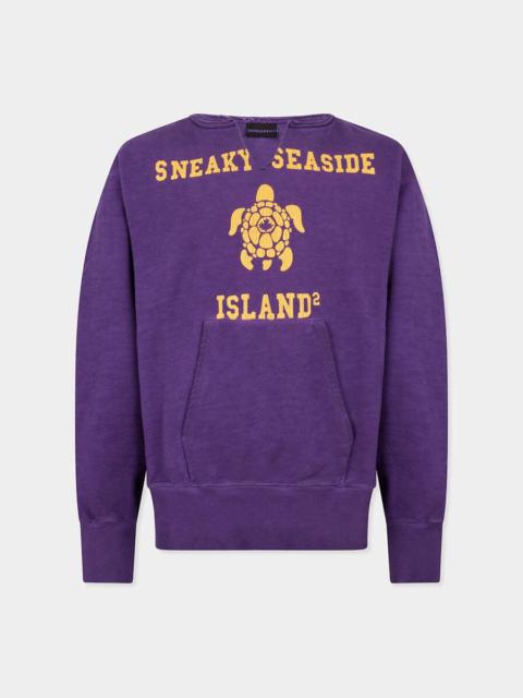 VINTAGE DYED LONG & LEAN FIT CREWNECK