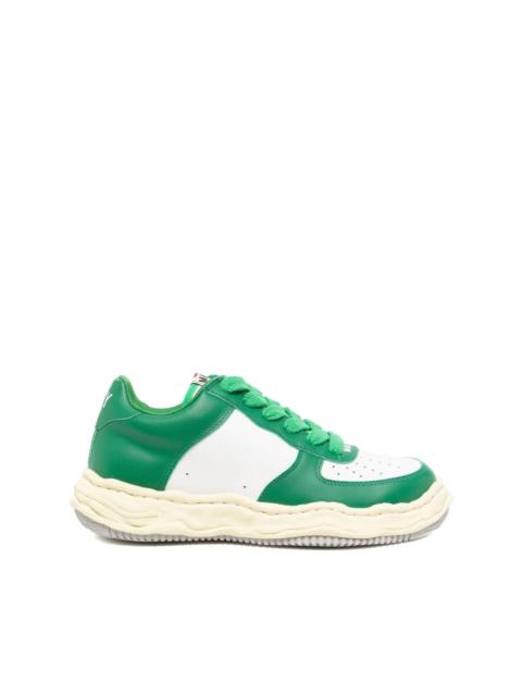 Wayne low-top leather sneakers