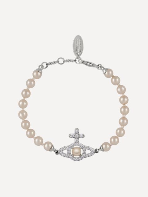 Platinum-Plated Olympia Pearl Bracelet