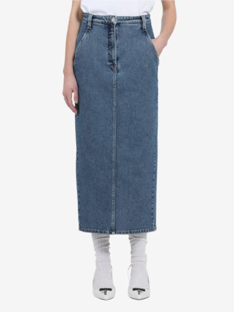 DENIM PENCIL SKIRT