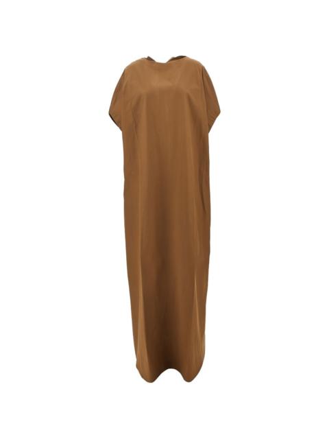 brown maxi dress