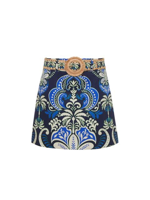 Blaze Skirt
The Chic Raffia Belt Cinches This Sophisticated Mini Silhouette