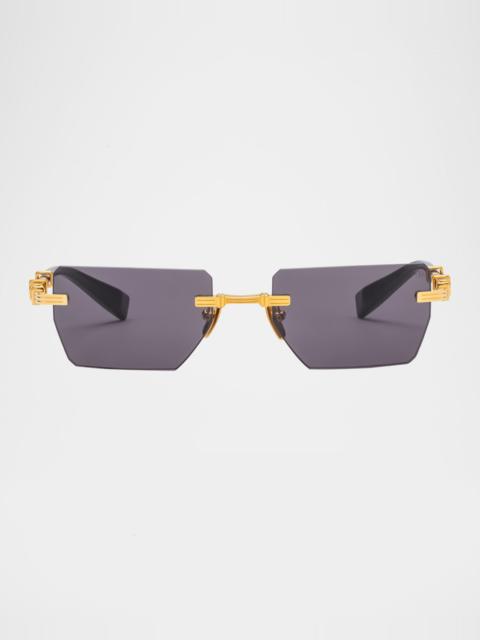 Pierre Oval Acetate Sunglasses