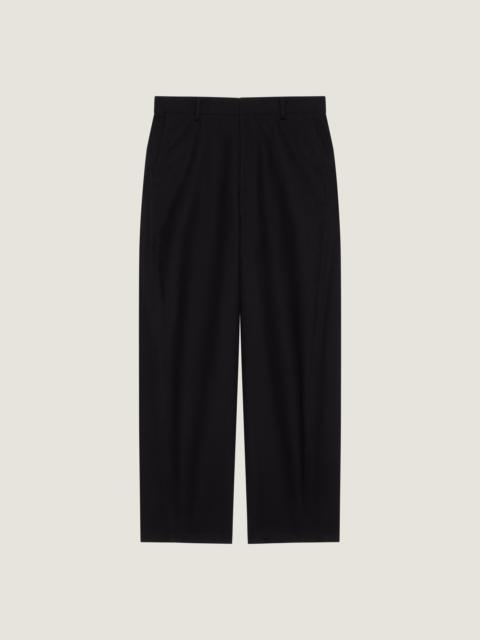 COUTURE SEAM TROUSERS IN FLANNEL