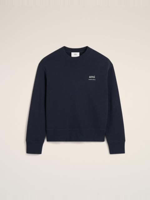 NAVY COTTON SWEATSHIRT