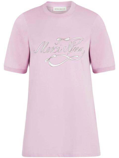 Merci Nina cotton T-shirt