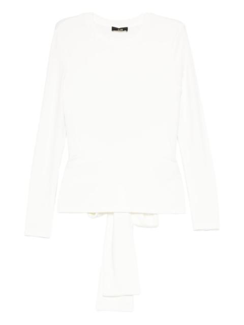 bow-embellished jumper