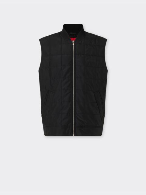 Padded technical nylon vest
