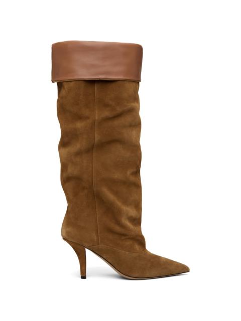 Tan Ines Reverse Midcalf 75 Tall Boots