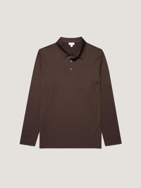 Long Sleeve Classic Jersey Polo Shirt
