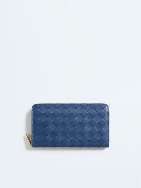 Intrecciato Zip Around Wallet
