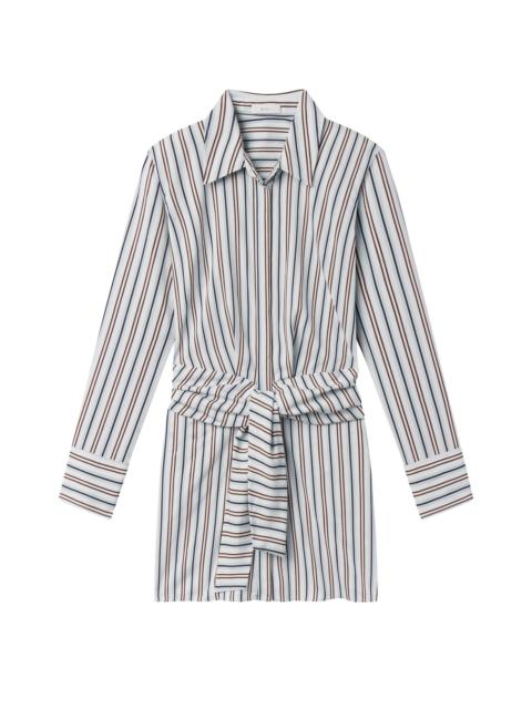 Mia Striped Mini Shirtdress
