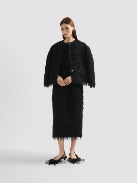 LUREX FIL COUPÉ CROPPED JACKET