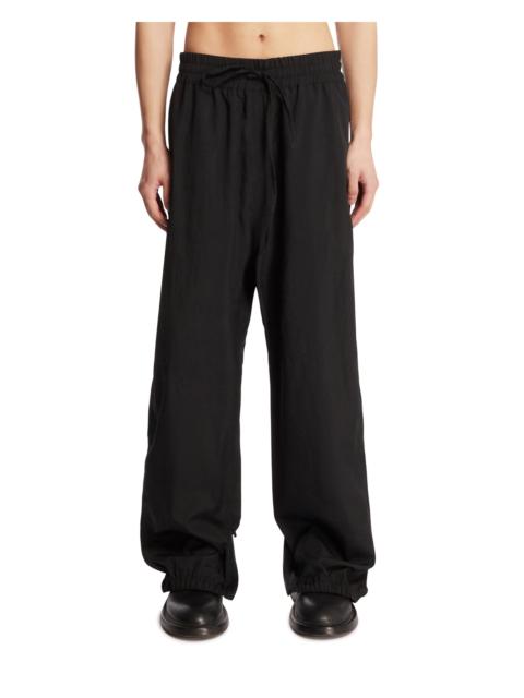 Black Drawstring Track Pants