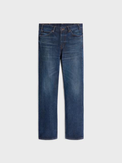 kurt jeans in indigo dark stone wash denim