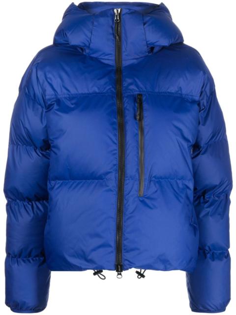 logo-patch puffer jacket