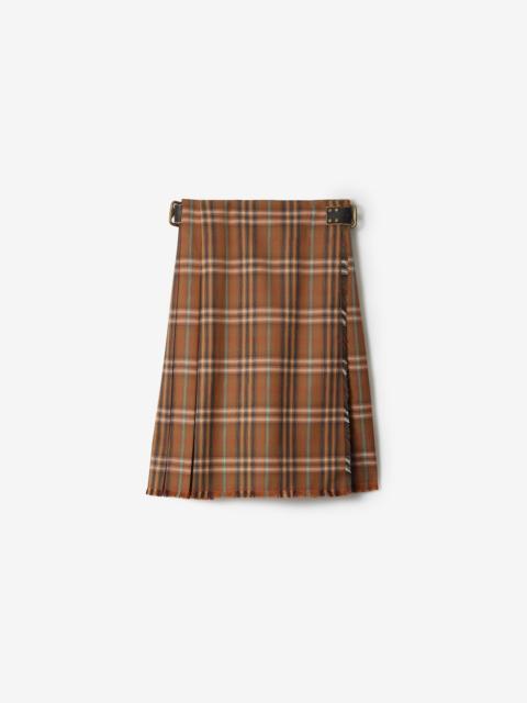 Check Wool Kilt