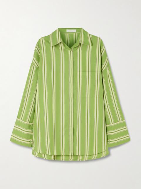 Clemente Striped Cotton-poplin Shirt