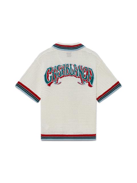 Crochet Sporty Shirt | Casablanca Paris