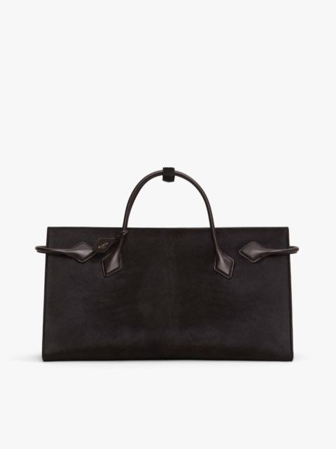 LE TECKEL TOTE BAG IN HAIRCALF LEATHER